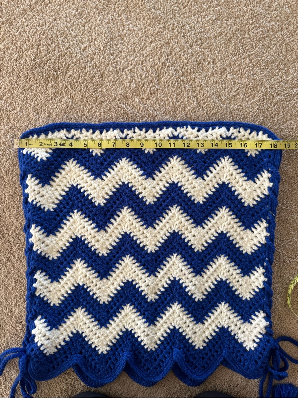NWOT Farm Rio River Nature Chevron crochet miniskirt- size XL - Picture 10 of 12